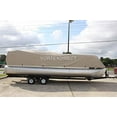 thumbnail image 5 of NEW BEIGE 24 FT VORTEX ULTRA 5 YEAR CANVAS PONTOON/DECK BOAT COVER, ELASTIC, STRAP SYSTEM, FITS 22'1" FT TO 24' LONG DECK AREA, UP TO 102" BEAM (FAST FREE SHIPPING - 1 TO 4 BUSINESS DAY DELIVERY), 5 of 5