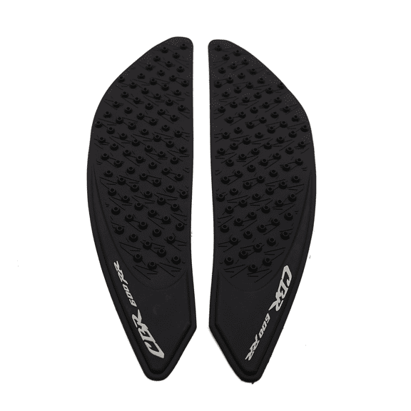 Black Gas Fuel tank Side pads Protector Knee Grip Traction Compatible with Honda CBR600RR 2007-2012