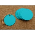 thumbnail image 1 of 100 Pcs Round Blank Cardstock Hang Tag Wedding Party Favor Gift Tags With Free Natural Jute Twine - Colors Available, 1 of 6