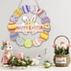 thumbnail image 5 of Decoraciones de Pascua, adornos de Pascua, regalos de Pascua, decoración de Pascua, colgante de puerta, porche delantero festivo, colgante de corona de Pascua de madera, colgante de puerta, 5 of 6