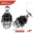 thumbnail image 3 of A-Premium 10Pcs Front Suspension Kit Tie Rod End Ball Joint Compatible with Chevrolet Tahoe GMC Yukon 1995-2000 K1500 Suburban K2500 Cadillac Escalade, 3 of 9