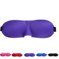 thumbnail image 4 of Maoww 3D Solid Color Eye Mask Soft Polyester Breathable Padded Travel Sleeping Blindfold Sleep Aid Tools, 4 of 7