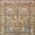 thumbnail image 1 of Ahgly Company Indoor Square Traditional Sienna Brown Persian Area Rugs, 7' Square, 1 of 6