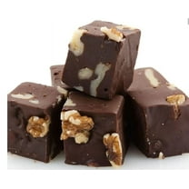 6.6 Oz. Nuts To You Sugar Free Smooth and Creamy Chocolate Walnut Fudge | Fresh Gourmet Candy | Decadent and Delicious Handcrafted Fudge