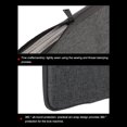 thumbnail image 1 of pitrice Universal Laptop Anti-scratch Carrying Bag Portable Notebook Computer Zipper Closure Polyester Protective Case Black 14 Inch, 1 of 9