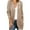 Khaki, variant on LYXSSBYX Winter Coats for Women Plus Clearance Women Casual Soild Long Sleeve Pocket Plush Long Knit Cardigan Sweater