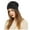 Black, variant on Dyfzdhu Outdoor Winter Adult Neutral Keep Warm Printing Hats Plush Knitted Woolen Hat Black
