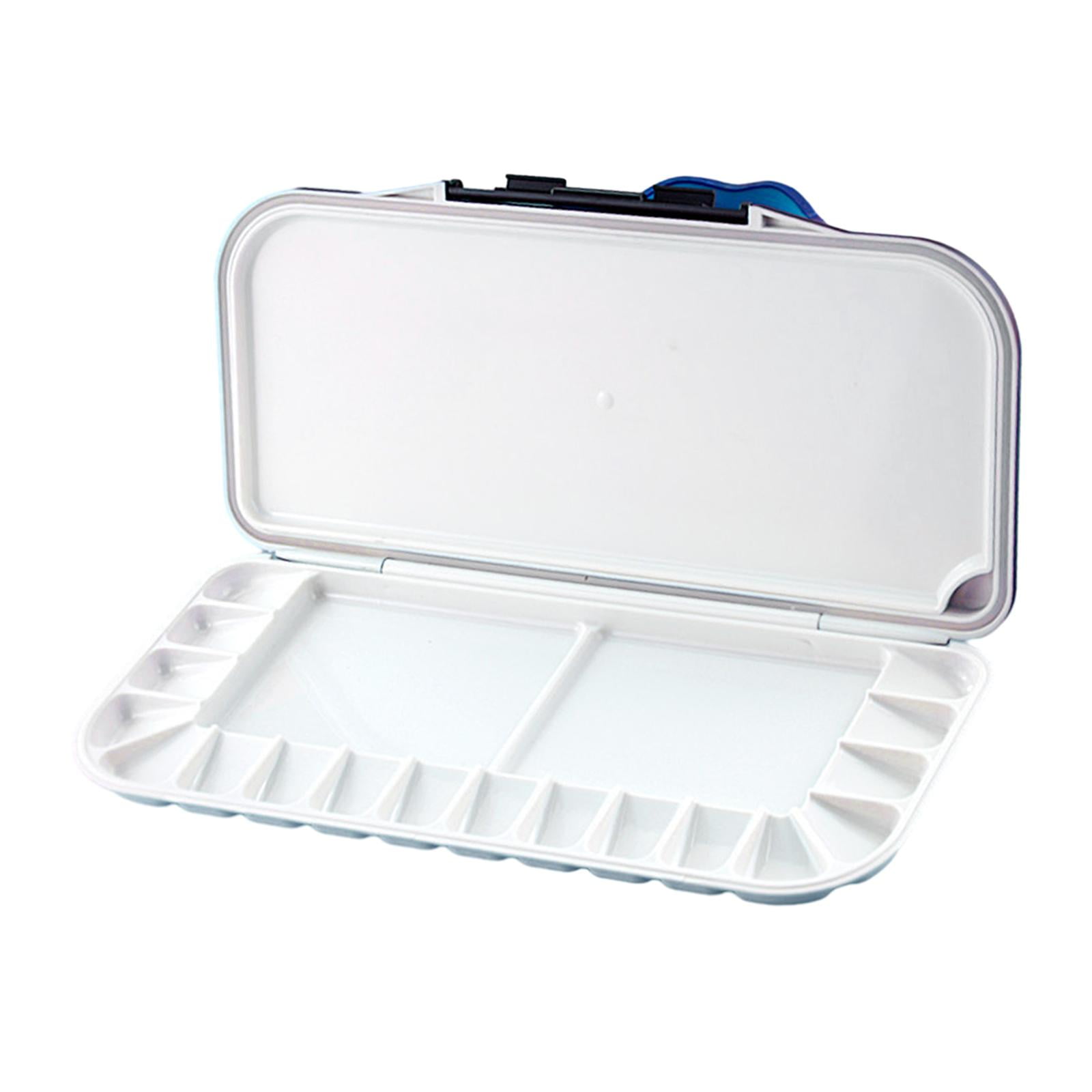 Watercolor Palette Empty Painting Pallet for Oil Painting Watercolor Gouache Blue 20 Wells