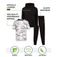 thumbnail image 2 of RBX Boys' Jogger Set - 3 Piece Short Sleeve T-Shirt, Fleece Sweatshirt, and Sweatpants, 2 of 9