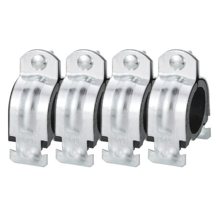 

Uxcell 4Pack 1-21/32 Rubber Cushion Strut Clamp Rigid Steel Pipe Clamp for Tube Pipe