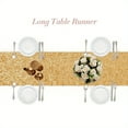 thumbnail image 2 of Baweave [Golden Sequin Table Runner] 5 Pack Golden Sequin Table Runner - Rectangle  12x108”  Machine Woven  Polyester Tablecloth for Graduations  Weddings  Bridal & Baby Showers  Bachelor, 2 of 5