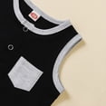 thumbnail image 6 of LYMAYTER Baby Infant Summer Casual Shorts Outfits for Boys 2PCS Short Sleeve Shirt Tops+ Elastic Waist Shorts, 6 of 8