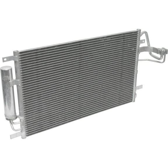 New UAC CN 3323PFXC A/C Condenser -- Condenser Parallel Flow Fits select: 2005-2009 HYUNDAI TUCSON, 2007-2010 KIA SPORTAGE