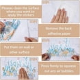 thumbnail image 5 of 6 Sheets Summer Ocean Toilet Stickers Turtle Shell Toilet Seat Lid Stickers Decals Self-Adhesive Bathroom Wall Sticker Toilet Cover Decor Decal PVC Waterproof Removable for WC Restroom for DIY, 5 of 9
