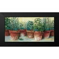 thumbnail image 2 of Rowan, Carol 14x9 Black Modern Framed Museum Art Print Titled - Potted Herbs II, 2 of 5