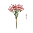 thumbnail image 3 of Ramo artificial de gypsophila (aliento de bebé) | Arreglo de tallos de flores artificiales para decoración del hogar | Decoración floral de plástico para la mesa de la sala, 3 of 6