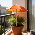 thumbnail image 6 of Umbrella Adjustable Garden Shade Umbrella with Iron Poles Outdoor Multifunctional Sun Shade for Potted Flowers Weatherproof Sun Protection for Backyard Patio, 6 of 7