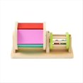 thumbnail image 1 of Juguetes de Madera para Bebés, Color Macarrón, Tambor Musical Giratorio, Caja Permanente, Sonajero, Juguete de Regalo, 1 of 8