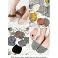 thumbnail image 5 of 8 Pairs Toe Topper Liner Half Socks Seamless Women's Socks Toe Half Socks, 5 of 5