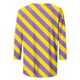 thumbnail image 4 of PMUYBHF T-Shirt Mode Décontracté Col Rond Carnaval Imprimé 3D Manches Sept Quarts pour Femmes 2601 m, 4 of 5
