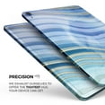 thumbnail image 3 of DesignSkinz Vivid Agate Vein Slice Blue V4 Full-Body Skin Decal Wrap Cover for iPad Pro 12.9” 3rd Gen (A1876/A1895/A2014), 3 of 4