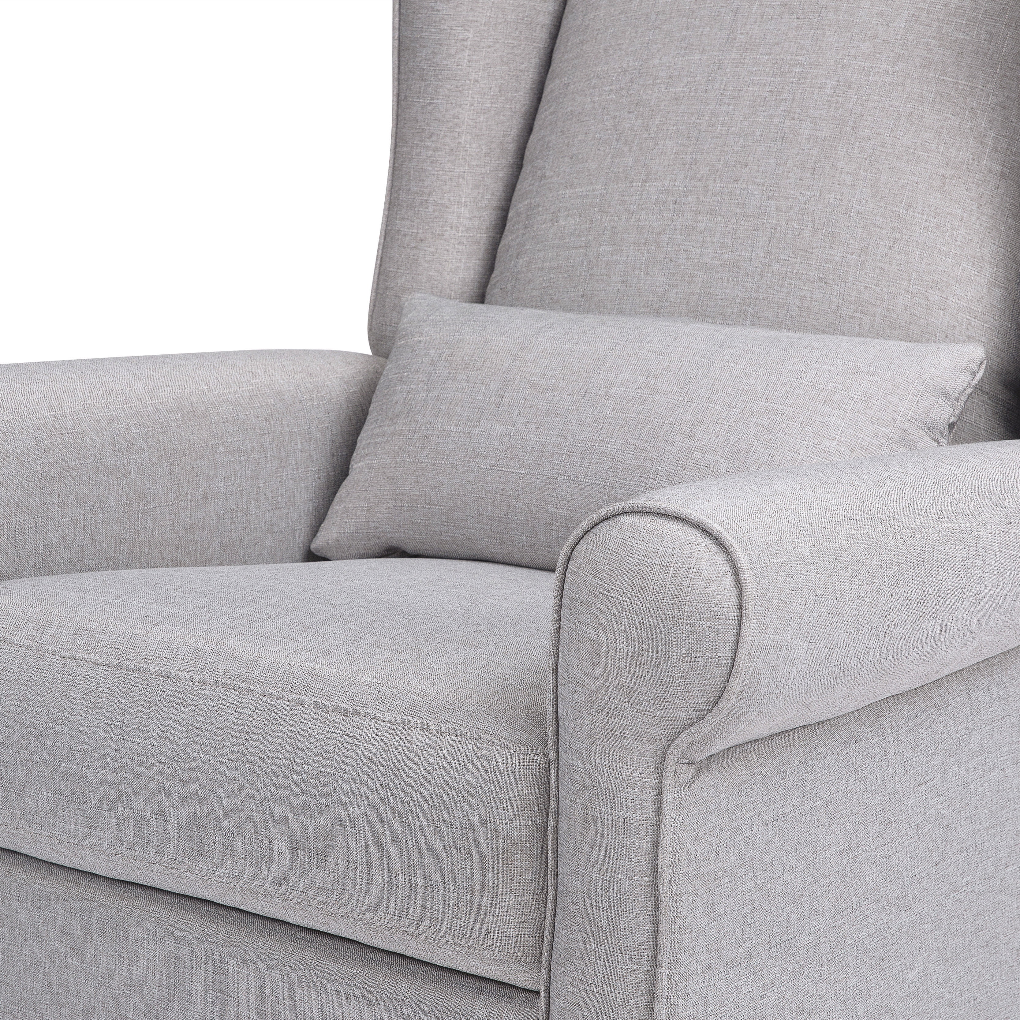 DaVinci Hayden Recliner and Swivel Glider in Misty Grey
