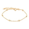 18kt Gold-Plated Sterling Silver Kids' Ball Bracelet, Bead Chain