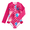 Rose Red, variant on Girls One Piece Swimsuit Scale Print Mermaid Long Sleeve Costume Rash Guard Swimsuit Cosplay Size 6Y