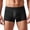 Black, variant on Men's Boxer Briefs Separate Pouch Solid Color Ice Silk Scrotum Support Underwear Viscose Spandex Stretchy Waistband for Sports Daily All-Day Wear