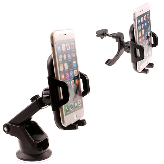 Car Mount for Samsung Galaxy S24/Ultra/Plus Phone - Windshield Air Vent Phone Holder Glass Cradle Suction Stand Strong Grip for Galaxy S24/Ultra/Plus