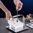 thumbnail image 6 of Necvior Stainless Steel Napkin Holder Freestanding Paper Napkin Tissue Dispenser for Home Ktchen Countertop Dining Table Napkin, 6 of 18