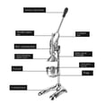 thumbnail image 3 of Exprimidor Manual, Extractor Manual De Cítricos, Base Estable De Alta Eficiencia Para Cocina, 3 of 7