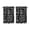 Kitchen Food Colorful-40, variant on Vintage Kitchen Food Cooking Chef Tier Cafe Curtains for Bathroom Living RV Rod Pocket Window Drapes 36 Inch 2 Panels Set 28"x36" 2 Panels Window Treatment Tiers