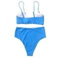thumbnail image 4 of ZZwxWA Women High Cut Bikini Sets String Sexy Swimsuit Two Piece Underwire Bathing Suit Brazilian Cut Out Cute Swimwear, 4 of 6