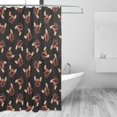 thumbnail image 3 of Zufioo Bulldog with Sunglasses Pattern Shower Curtain 72x72in, Waterproof Curtain for Bathroom-Waterproof, Mildew-proof, Quick-drying,Home Bathroom Supplies-One Size, 3 of 9