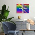 thumbnail image 3 of Acheng LGBT Poster Gay Rainbow Scotland Flag Pride Month Painting On Canvas Wall Art Poster Scroll Picture Print Living Room Walls Decor Home Posters 16x12inch, 3 of 6
