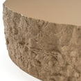 thumbnail image 2 of Modrest Quarry - Modern Beige Round Coffee Table, 2 of 7