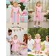 thumbnail image 5 of Vestido PATPAT para Niña con Tul y Flores, Princesa para Fiesta, Rosa, 5-6 Años, 5 of 6