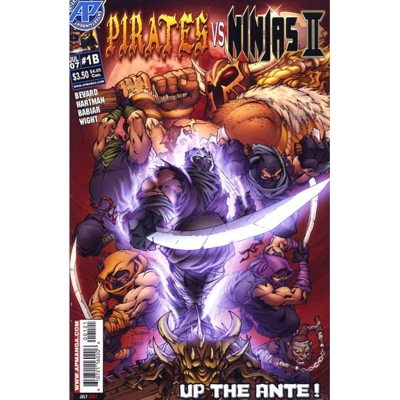 Pirates vs. Ninjas (Vol. 2) #1B VF ; Antarctic Comic Book