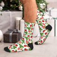 thumbnail image 7 of Vsdgher Strawberry Unisex Crew Socks Lightweight Breathable Ventilation Ankle Socks, Mid-calf socks for Daily, 7 of 7
