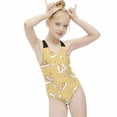 thumbnail image 4 of Gudetama Girls One Piece Swimsuits Hawaiian Summer Swimwear Beach Bathing Suit Outfits, 4 of 7