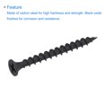 thumbnail image 4 of Uxcell #8 x 1 49/64-Inch Wood Screws Carbon Steel Phillips Self Tapping Black 150 Pack, 4 of 5