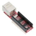 thumbnail image 1 of Escudo Ethernet para Arduino,ENC28J60 Ethermet Shield V1.0 Placa de módulo de red Escudo Ethernet adaptado para la perfección, 1 of 8