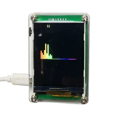 

BAMILL Voice controlled music level VU meter2.4inch rhythm HD LCD true color simulation