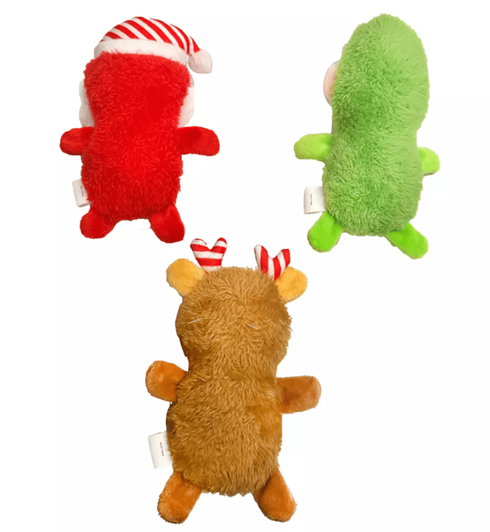 Woof Santa, Reindeer & Elf Dog Toys 3-piece Christmas Gift Set