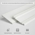 thumbnail image 4 of Double Curtain Track, Aluminum Ceiling Track, Heavy Duty Ceiling Curtain Rod for Bedroom Living Room Window Hotel, 4 of 7