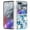 Blue, variant on Phone Case for Motorola Razr 2026, Razr 2025, Razr 2024 Full Bling Rhinestone Glitter Floral Luxury Hybrid Shockproof Stylish Sparkling Protective Designer Ornament Cover [White]