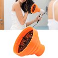 thumbnail image 1 of Diffuseur de Sèche-Cheveux Pliable Orange, Dispersion Uniforme du Vent, Portable pour Sèche-Cheveux, 1 of 8