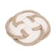 thumbnail image 3 of Coaster Pot Pad trenzado manteles tejidos yute nórdico bohemio redondo aislamiento térmico absorción de agua para productos domésticos Anggrek Otros, 3 of 8