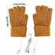 thumbnail image 3 of USB Heating Knitted Gloves Winter Warm Hand Protection Cold Fingerless Gloves, 3 of 3